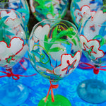 Load image into Gallery viewer, Leilani Hand Painted Wine Glasses
