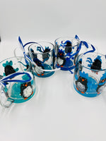 Load image into Gallery viewer, Penguins Hand-painted Glassware
