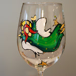 Load image into Gallery viewer, Irish Angel Hand Painted Wine Glass
