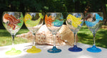 Load image into Gallery viewer, Mermaid Hand Painted Wine Glasses
