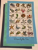 Load image into Gallery viewer, Sea Creatures Tea Towel
