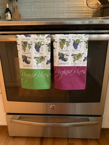 Virginia Vines Tea Towel