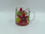 Load image into Gallery viewer, Poinsettia Hand-painted Glassware
